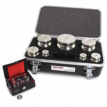 RICE LAKE WEIGHING SYSTEMS Calibration Weight Set 5000g to 1mg Mass, 55NA83
