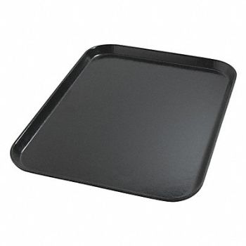 CARLISLE DINEX Tray Flat 20in.L x 15in.W Onyx PK12, 38VY11