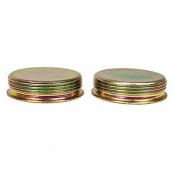 JUSTRITE Bung Cap 2 H Electro Zinc Plated PK2, 38VY31