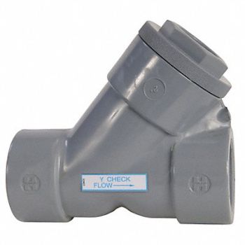 HAYWARD Y Check Valve CPVC 4 Flange, 38W185