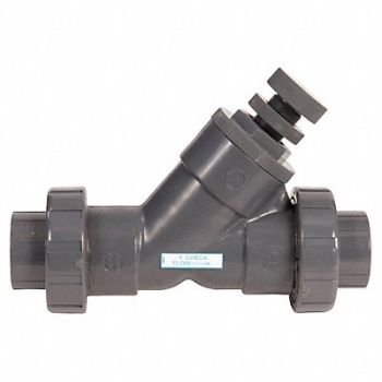 HAYWARD Y Spring Check Valve PVC 3/4 FNPT, 38W281