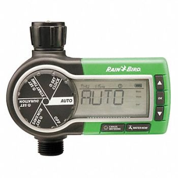 RAIN BIRD Electronic Hose End Timer LCD, 38W346