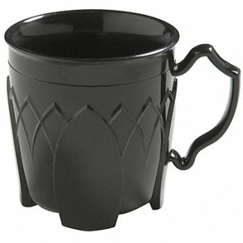 CARLISLE DINEX Mug Fenwick 8 oz Onyx PK48, 38W347
