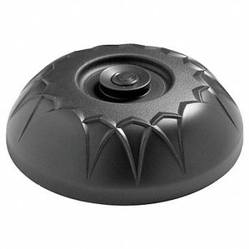 CARLISLE DINEX Insulated Dome 10 In Onyx PK12, 38W361