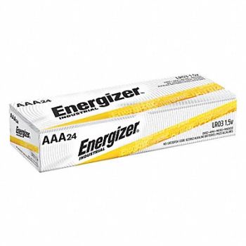 ENERGIZER Battery Alkaline AAA Everyday PK24, 38W366