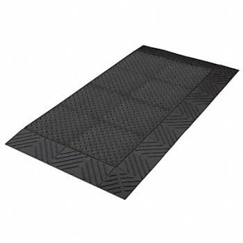NOTRAX Antifatigue Mat Black 3ft. 6 x 6ft., 38W617