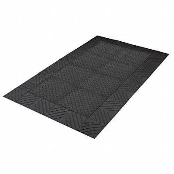 NOTRAX Antifatigue Mat Black 4ft. x 6ft., 38W619