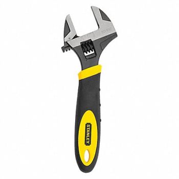 STANLEY Adj. Wrench Steel Black Oxide 6, 38WF09