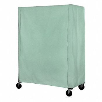 EAGLE GROUP Cart Cover 48x24x63 Green Nylon, 38X216