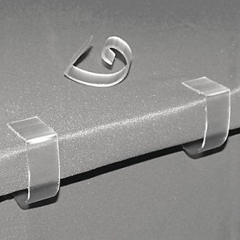 SUPER MULTI-CLIP BY FASTENATION Table Cloth Clip Rigid PVC PK250, 38X921