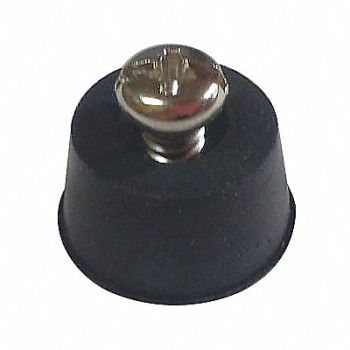 GRAINGER APPROVED Rubber Foot PK4, 38XA49