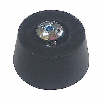 GRAINGER APPROVED Rubber Foot PK4, 38XA50