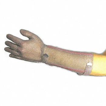 NIROFLEX USA J2274 Chainmail Cut-Resist Glove S/7 Silver, 38XH10