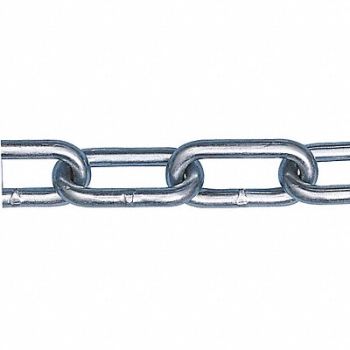 PEERLESS Straight Link Coil Chains 7/0 100ft L, 38XH92