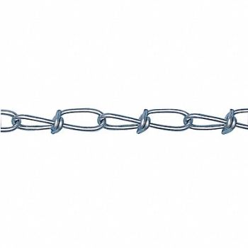 PEERLESS Double Loop Chains Weldless 100 ft L., 38XH93