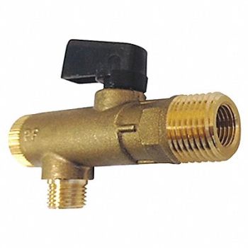 SPEEDAIRE Filter Ball Valve 3/8in Drain Port, 38XT49