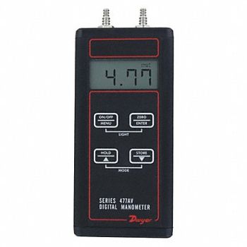 DWYER K4722 Digital Manometer 0 in wc to 20 in wc, 38XU45