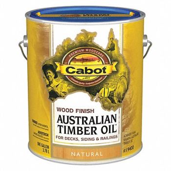 CABOT Stain Natural Toned Flat 1 gal., 38Y028