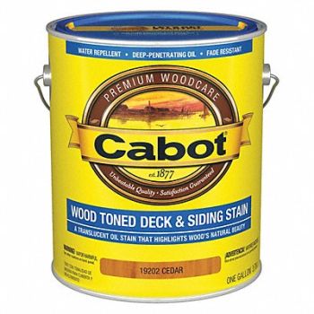 CABOT Exterior Stain Cedar Toned Flat 1 gal., 38Y042