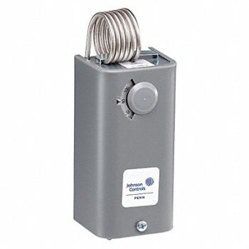 JOHNSON CONTROLS Mech Tstat Heat Only Steel 110/30F, 20XJ39
