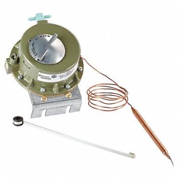 JOHNSON CONTROLS Pneumatic Tstat Heat or Cool 2Pipe High, 38Y125