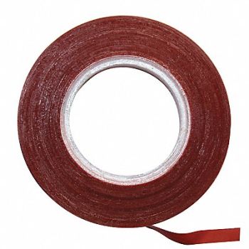 MAGNA VISUAL Chart Tape 1/8 In W x 27 Ft L Red, 38Y328