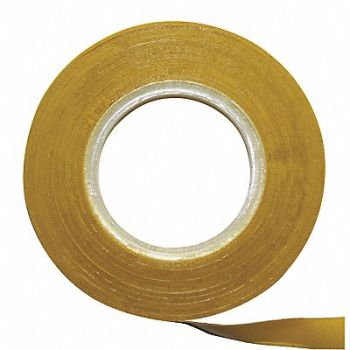 MAGNA VISUAL Chart Tape 1/4 In W x 27 Ft L Yellow, 38Y331