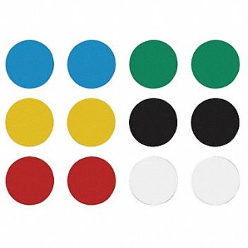 MAGNA VISUAL High Strength Magnets PK12, 38Y336