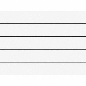 MAGNA VISUAL Magnetic Strips Pre-Cut 6in White PK25, 38Y356