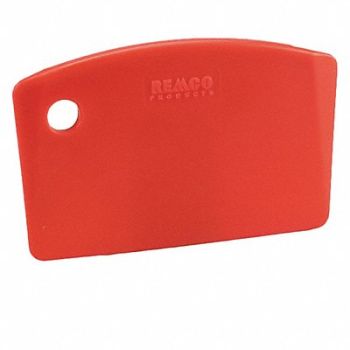 REMCO H1593 Mini Bench Scraper 5-1/2 x 3-1/2 in Red, 38Y583