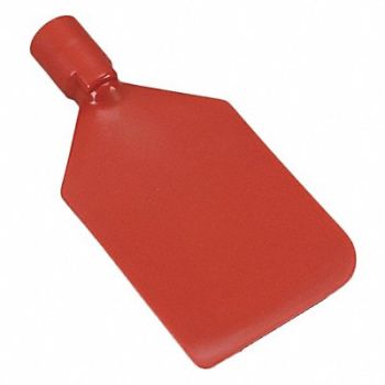 VIKAN H1596 Paddle Scraper Flex 4-1/2 x 6 Poly Red, 38Y598
