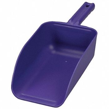 REMCO F8523 Small Hand Scoop 32 oz Purple Poly, 38Y725