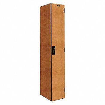 HALLOWELL Lckr 1x1Lckr Lt Wood 72 x12 x18 Assm, 38Y843