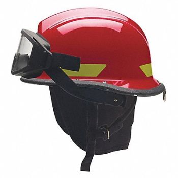 BULLARD Fire Helmet Ultem(R) Shell Red, 38YA11