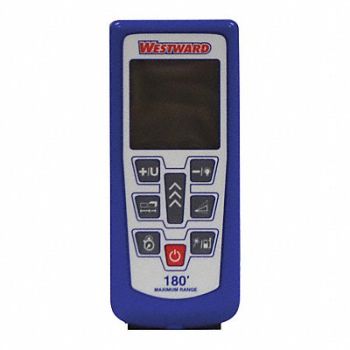 WESTWARD Laser Distance Measurer 2in. to 180 ft., 38YG97