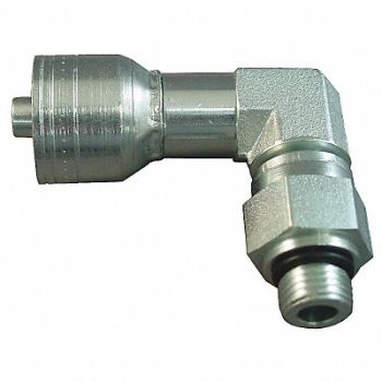 EATON AEROQUIP Crimp Fitting 90deg 3/4 ID 1-1/16 MORB, 38YT98
