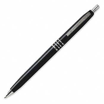 ABILITY ONE Ballpoint Pens 1.0mm Black PK12, 38YV32