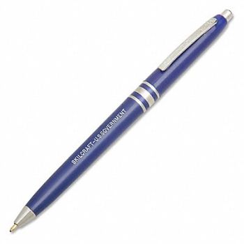 ABILITY ONE Ballpoint Pens 0.7mm Blue PK12, 38YV38