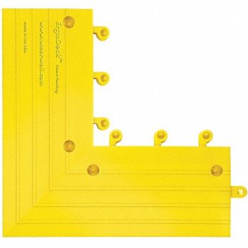 WEARWELL Outside Corner Yellow 6 in x 15 in PK4, 2RPR6