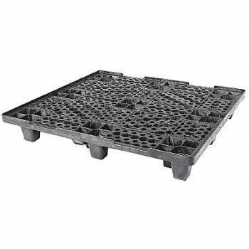 GRAINGER APPROVED Pallet Nestable Plastic 45-45/64 in W, 38ZF49