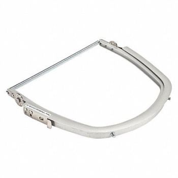 MSA Faceshield Frame Aluminum Silver, 38ZM02