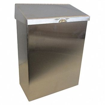 HOSPECO Waste Receptacle Stainless Steel, 391T99