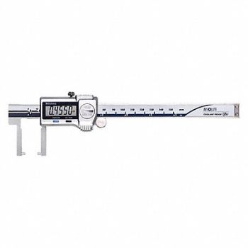 MITUTOYO Caliper Digital IP67 Neck I/M 6 0.0005, 392N55