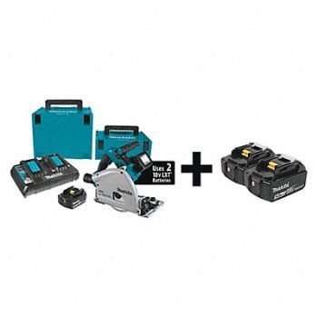 MAKITA Cordless Circ Saw Kit 6-1/2 in Blade Dia, 392N80