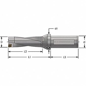 ULTRA-DEX USA Patriot Drill 1.500 Dia 4.697 Depth, 392P32