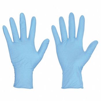 PIP Gloves Disposable 5 mil Blue XL PK100, 395N23