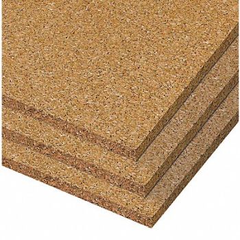 BEST-RITE Bulletin Board Cork 48x48 In., 39A054