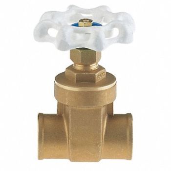 MILWAUKEE VALVE Gate Valve 3/4 in Solder Low Lead Brass, 39A269