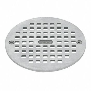 OATEY Floor Grate Brass 5 in Pipe Dia, 39AN76
