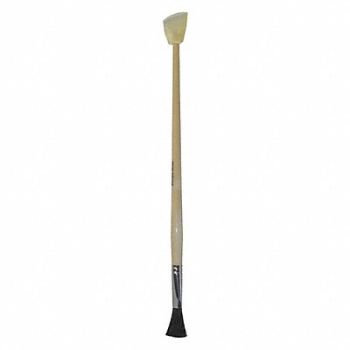 MICHIGAN BRUSH Paint Brush 5/8 in Flat Sash Synthetic, 39AR67